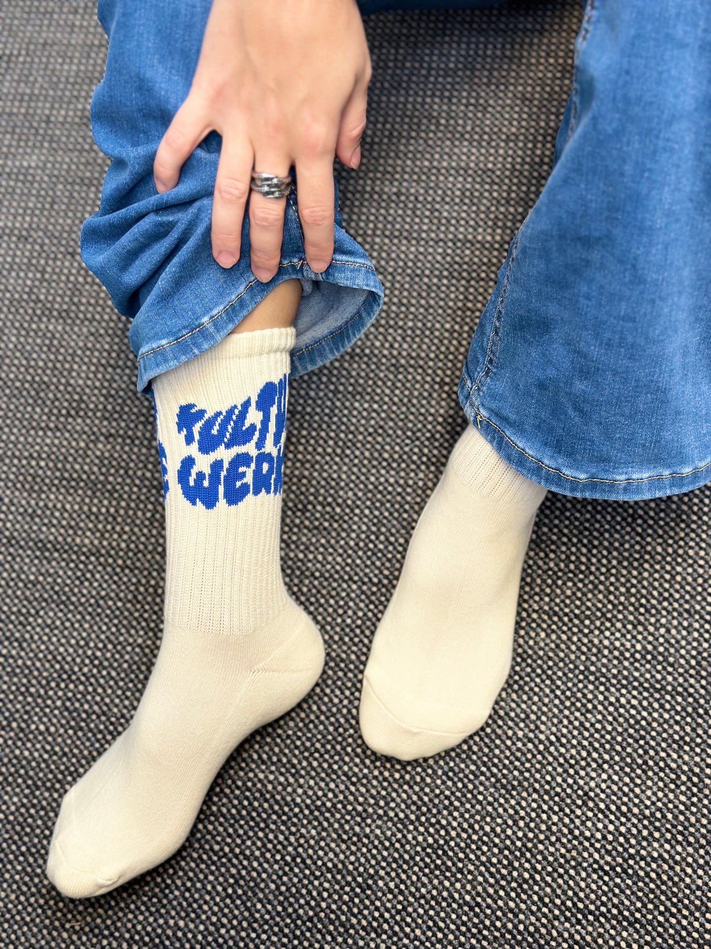 Bequeme Socken für dein Abenteuer! Weiß